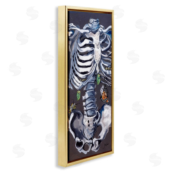 Stupell Industries Stacy Gresell | Spooky Skeleton & Bugs Wall Art