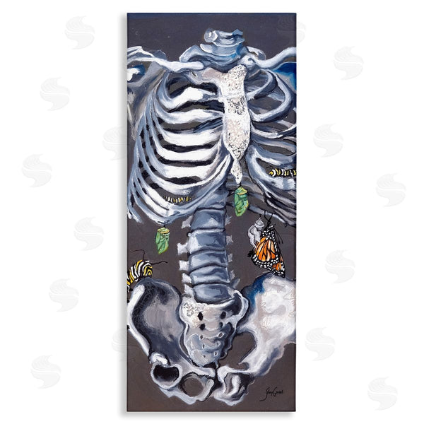 stupell industries Stacy Gresell | Spooky Skeleton & Bugs Wall Art