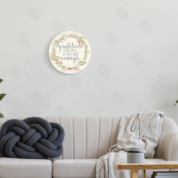 Stupell Industries Stephanie Workman Marrott | Gratitude's Turns It To Enough Wall Art
