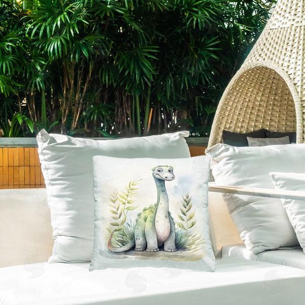 Stupell Industries Steve Hunziker | Crafty Critters Dino Throw Pillow
