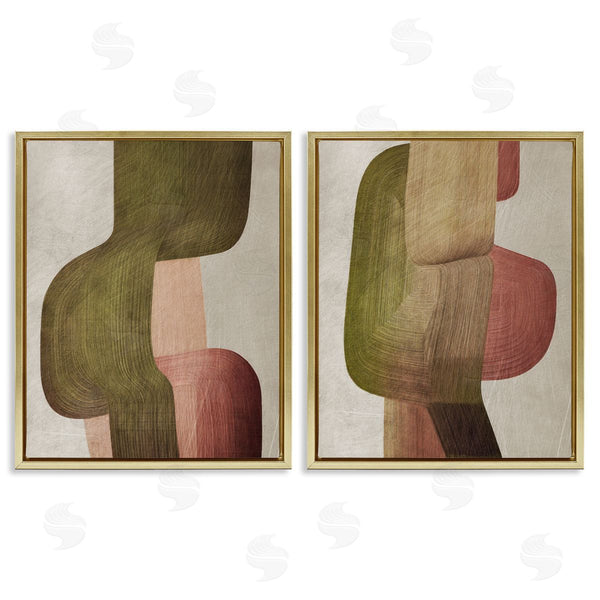 Stupell Industries 1x | Metal Brush Curvatures