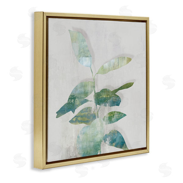 Stupell Industries Alex Black | Minimal Bloom Leaves