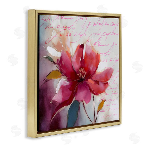 Stupell Industries Andrea Haase | Red Vintage Bloom