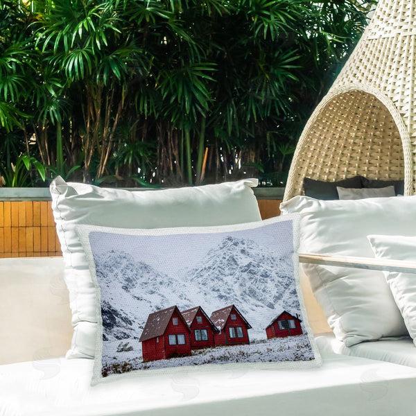 Stupell Industries Daniel Sproul | Red Winter Cabins