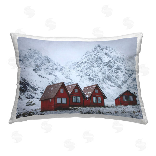 stupell industries Daniel Sproul | Red Winter Cabins