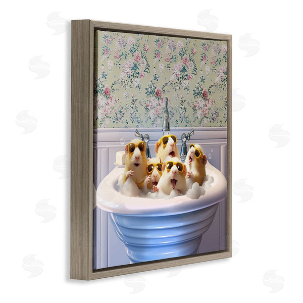 Stupell Industries Jim Baldwin | Guinea Pigs Sink