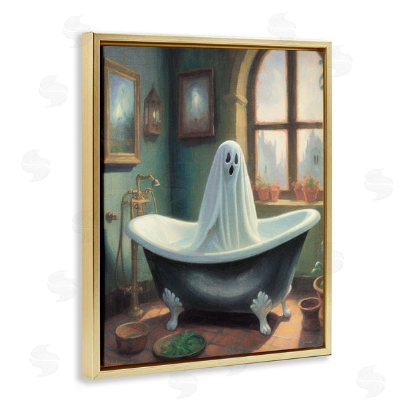 Stupell Industries Jo Moulton | Ghost Bathing In Tub