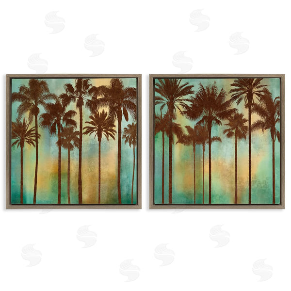 Stupell Industries John Seba | Palms On Blue & Orange