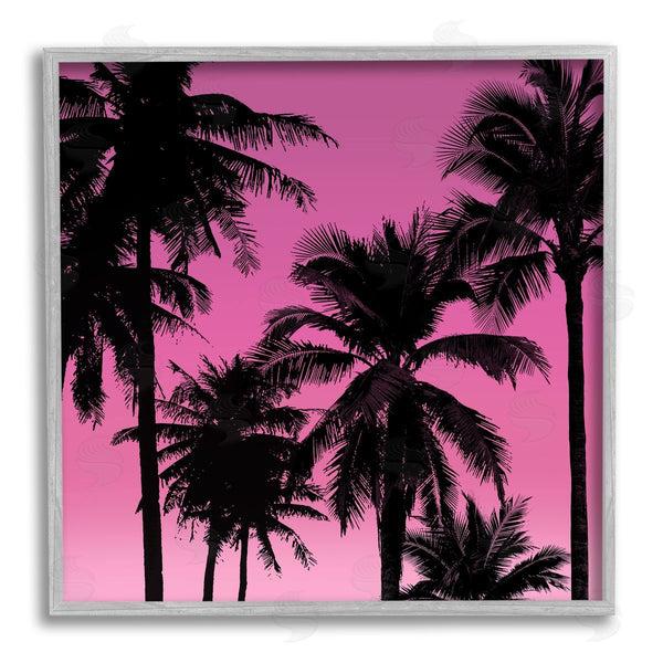 Stupell Industries Mia Jensen | Tropical Pink Palms