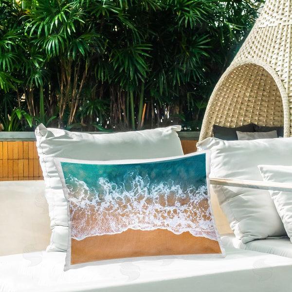 Stupell Industries Nataly White | Aerial Beach Foam