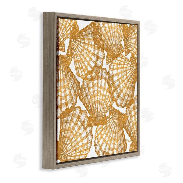 Stupell Industries Paul Brent | Gold Tropez Shells