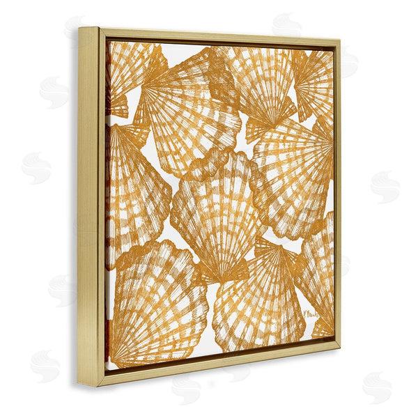 Stupell Industries Paul Brent | Gold Tropez Shells