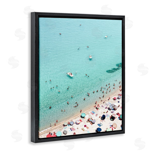 Stupell Industries Sisi And Seb | Busy Beach View