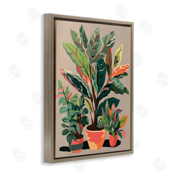Stupell Industries Ziwei Li | Abstract Potted Plants