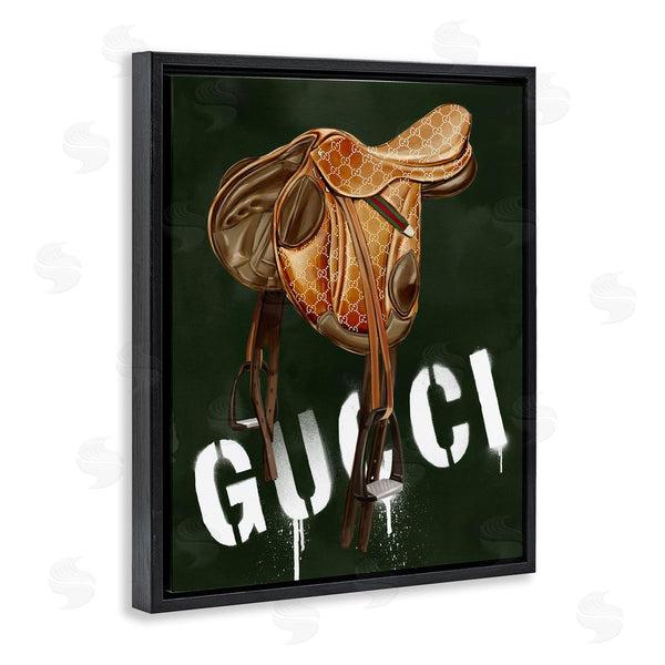 Stupell Industries Ziwei Li | Glam Horse Saddle