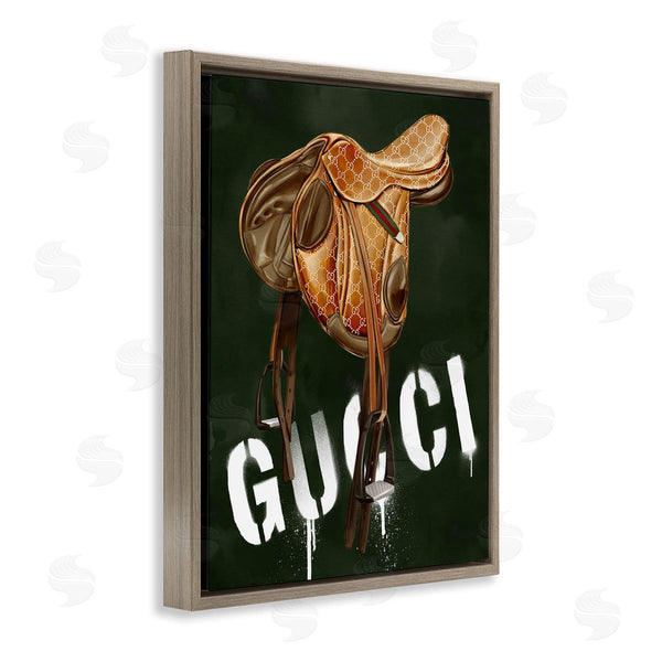 Stupell Industries Ziwei Li | Glam Horse Saddle