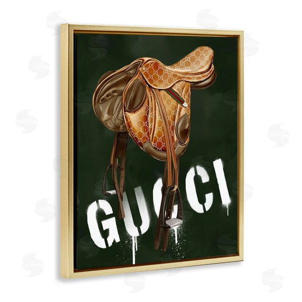 Stupell Industries Ziwei Li | Glam Horse Saddle