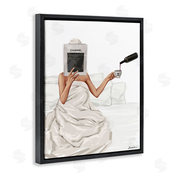Stupell Industries Ziwei Li | Pouring Drink In Bed