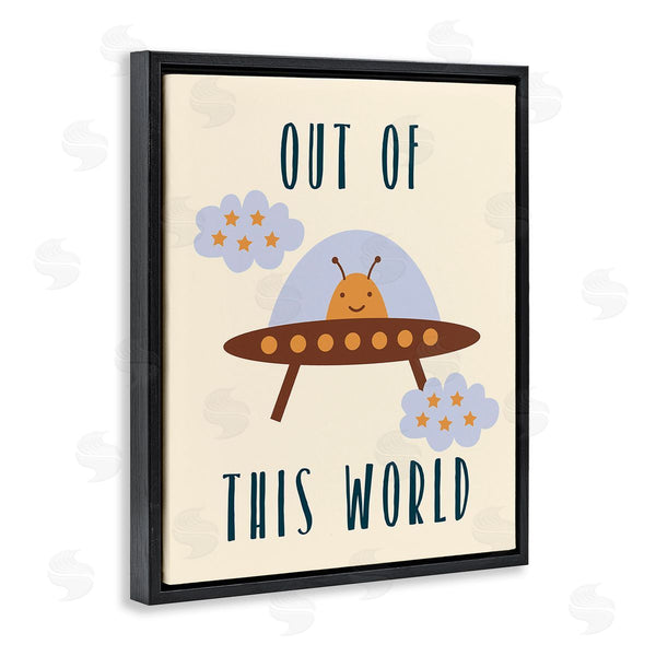 Stupell Industries Stupell Studio | Alien Spaceship Phrase Wall Art