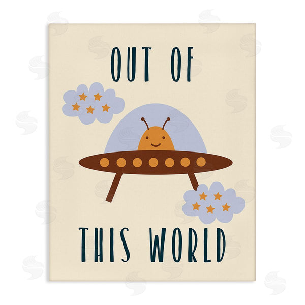 stupell industries Stupell Studio | Alien Spaceship Phrase Wall Art