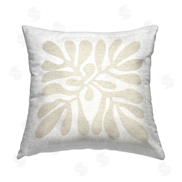 Stupell Industries Stupell Studio | Beige Boho Botanicals Printed Throw Pillow