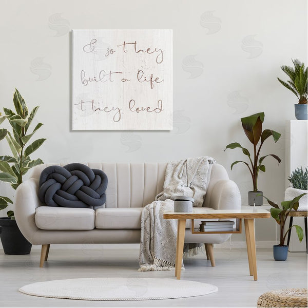 Stupell Industries Stupell Studio | Built A Life They Loved Romance Wall Art