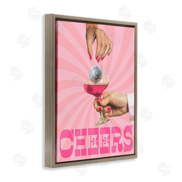 Stupell Industries Stupell Studio | Cheers Disco Drink Wall Art