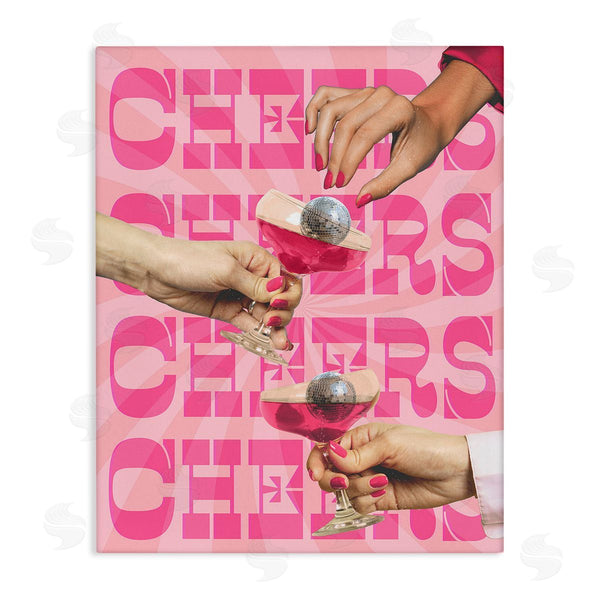 stupell industries Stupell Studio | Cheers Pink Margaritas Wall Art