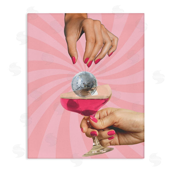 stupell industries Stupell Studio | Disco Ball Cocktail Wall Art