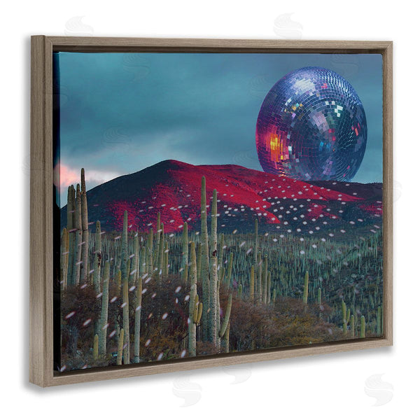 Stupell Industries Stupell Studio | Disco Ball In Desert Wall Art