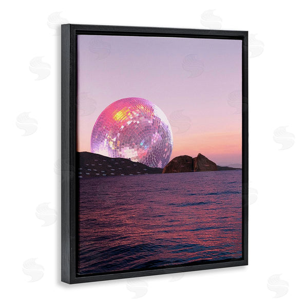 Stupell Industries Stupell Studio | Disco Ball Sunset Wall Art