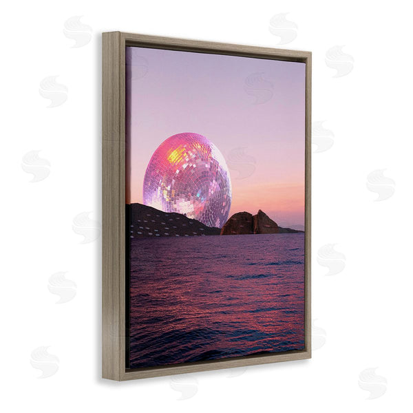 Stupell Industries Stupell Studio | Disco Ball Sunset Wall Art