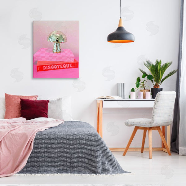 Stupell Industries Stupell Studio | Disco Mushroom On Books Wall Art