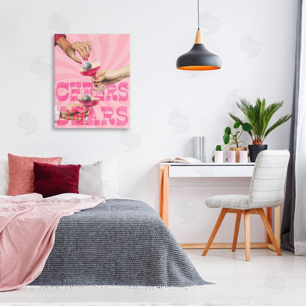 Stupell Industries Stupell Studio | Groovy Cheers Dears Wall Art