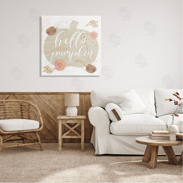 Stupell Industries Stupell Studio | Hello Pumpkin Autumn Harvest Wall Art