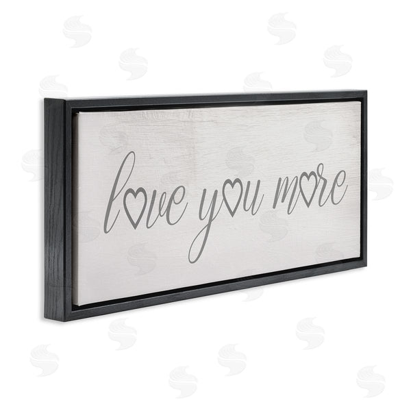 Stupell Industries Stupell Studio | Love You More Heart Icon Wall Art