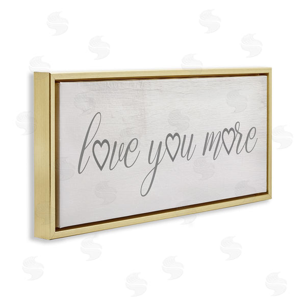 Stupell Industries Stupell Studio | Love You More Heart Icon Wall Art