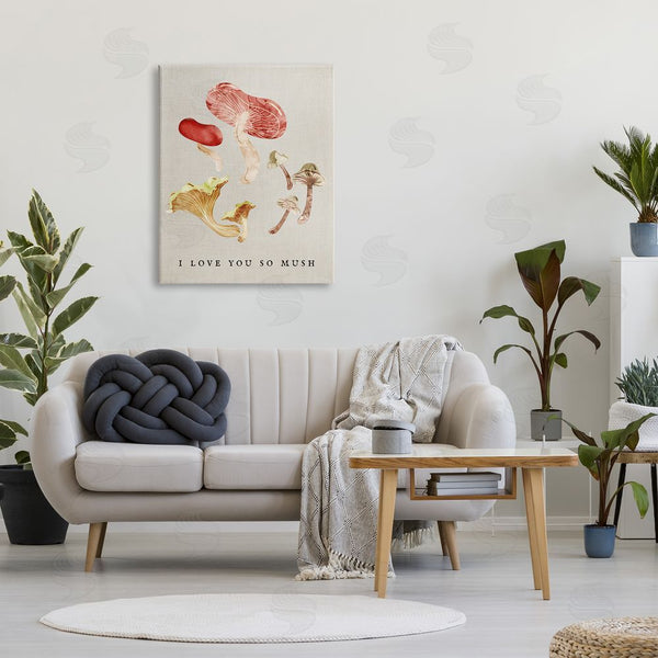 Stupell Industries Stupell Studio | Love You So Mush Pun Wall Art