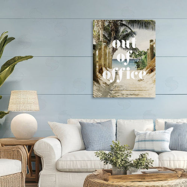 Stupell Industries Stupell Studio | Out Of Office Beach Path Wall Art