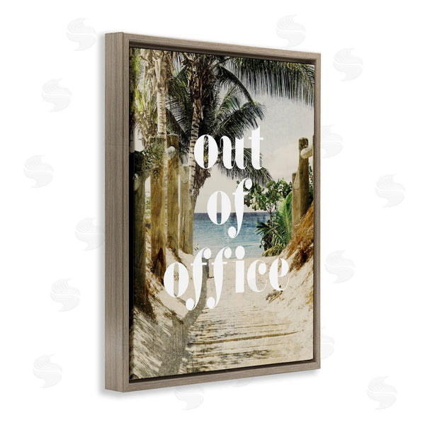 Stupell Industries Stupell Studio | Out Of Office Beach Path Wall Art