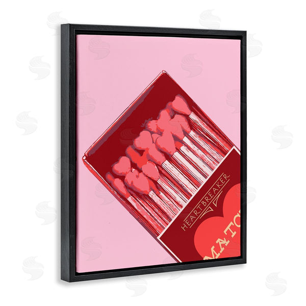 Stupell Industries Stupell Studio | Pink Heart Shaped Matches