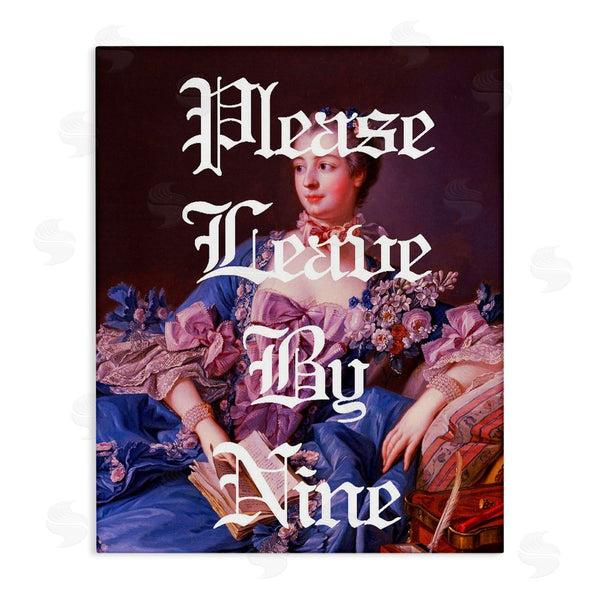 stupell industries Stupell Studio | Please Leave By Nine Wall Art