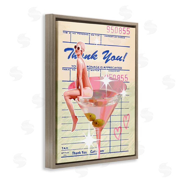Stupell Industries Stupell Studio | Retro Vintage Restaurant Check Wall Art