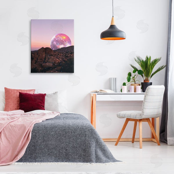 Stupell Industries Stupell Studio | Surreal Disco Landscape Wall Art