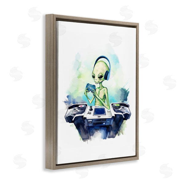 Stupell Industries Stupell Studio | Tech Alien Playing Video Games