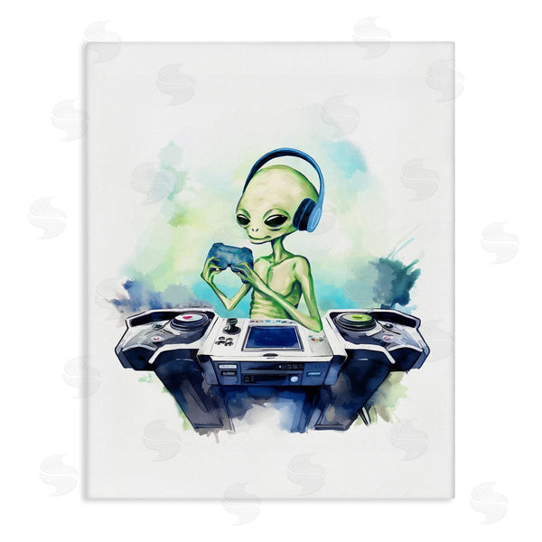stupell industries Stupell Studio | Tech Alien Playing Video Games