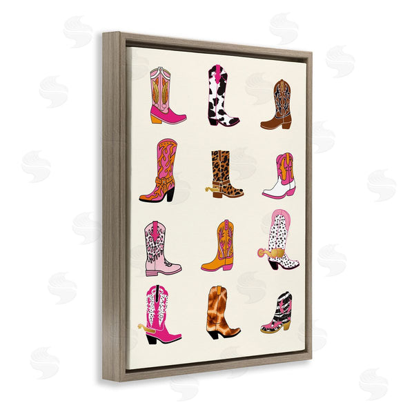 Stupell Industries Susan Arnot | Bright Cowboy Boots & Spurs