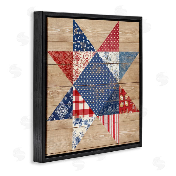 Stupell Industries Susan Arnot | Rustic Americana Quilt Pattern