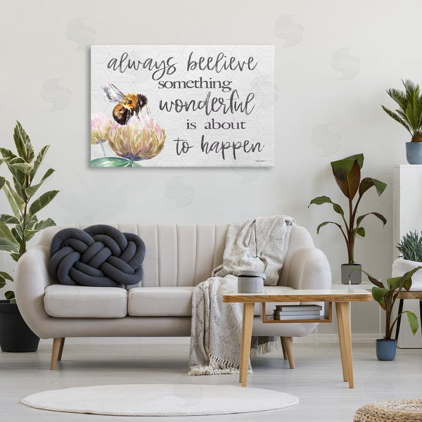 Stupell Industries Susie Boyer | Always Believe Something Wonderful Wall Art