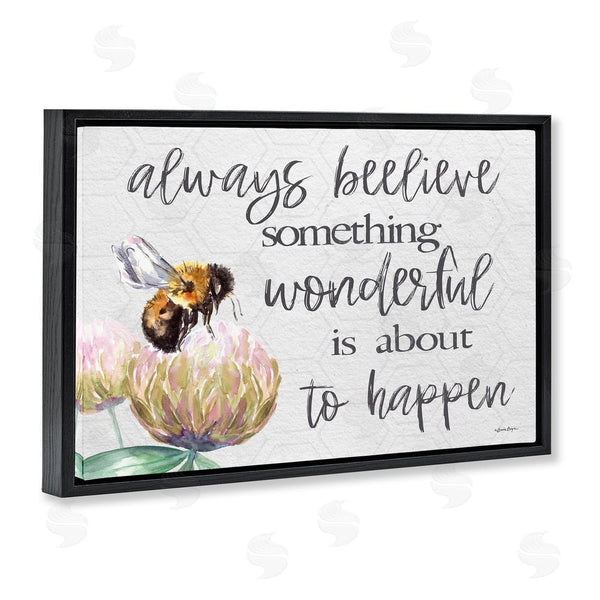 Stupell Industries Susie Boyer | Always Believe Something Wonderful Wall Art